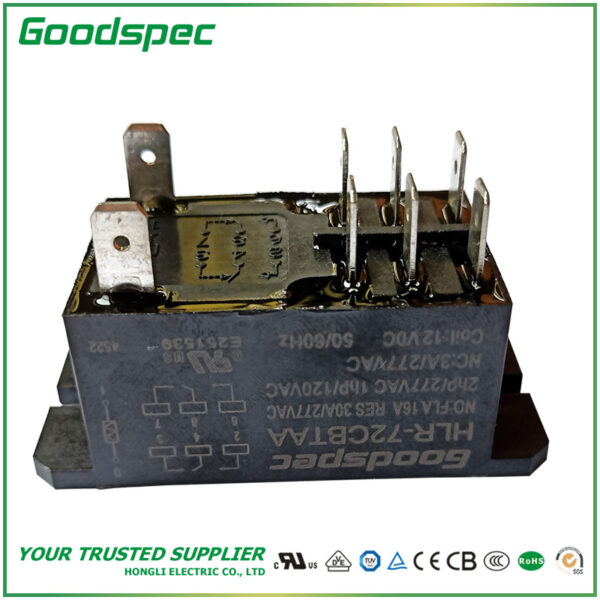 HLR-72CBTAA(DPDT/30A/12VDC)MINI POWER RELAY