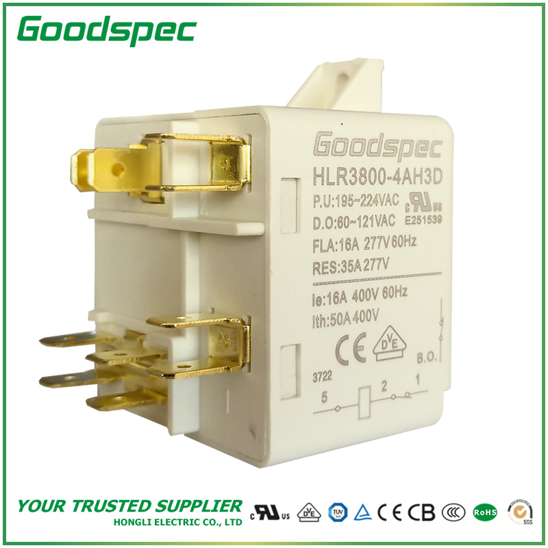 HLR3800-4AH3D-01 HLR3800-4AH3D POTENTIAL TYPE MOTOR STARTING RELAY