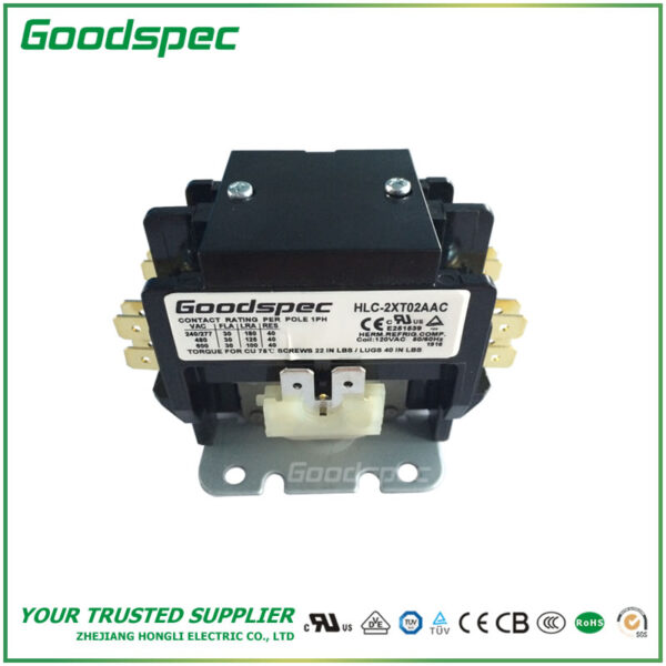 C-2XT02AAC(2P/30A/120VAC) Definite Purpose Contactor