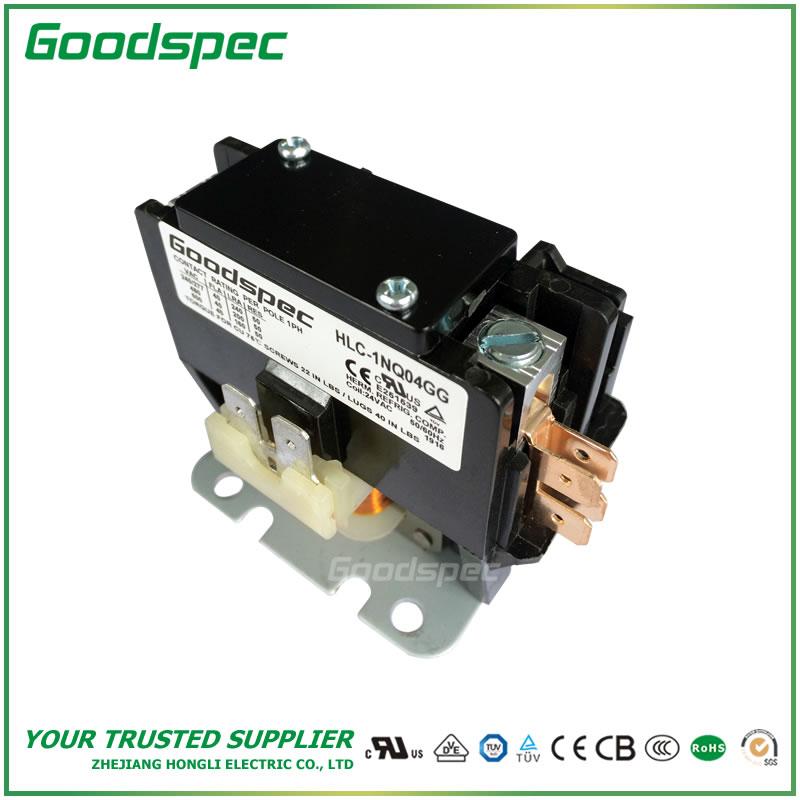 HLC-1NQ04GG(1P/40A/24VAC) DEFINITE PURPOSE CONTACTOR