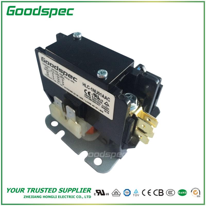 HLC-1NU01AAC(1P/25A/208-240VAC) Definite Purpose Contactor