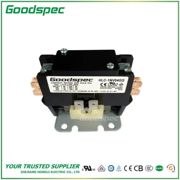 HLC-1NV04GG(1P/40A/277VAC) DEFINITE PURPOSE CONTACTOR