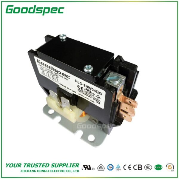 products-HLC-1NW04GG.jpg HLC-1NW04GG(1P/40A/380-400VAC) DEFINITE PURPOSE CONTACTOR