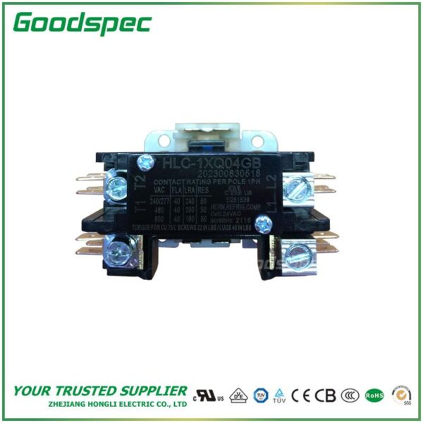 GC-1XQ04GB(1P/40A/24VAC) Definite Purpose Contactor