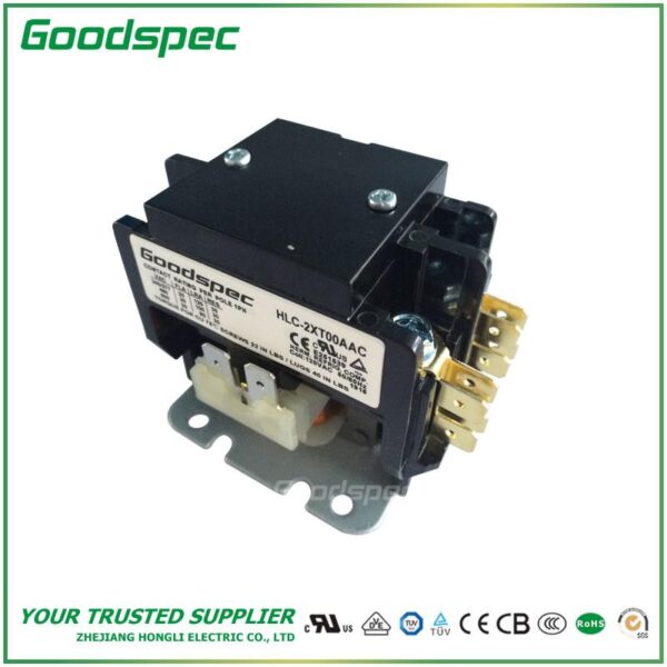 C-2XT00AAC(2P/20A/120VAC)Definite Purpose Contactor
