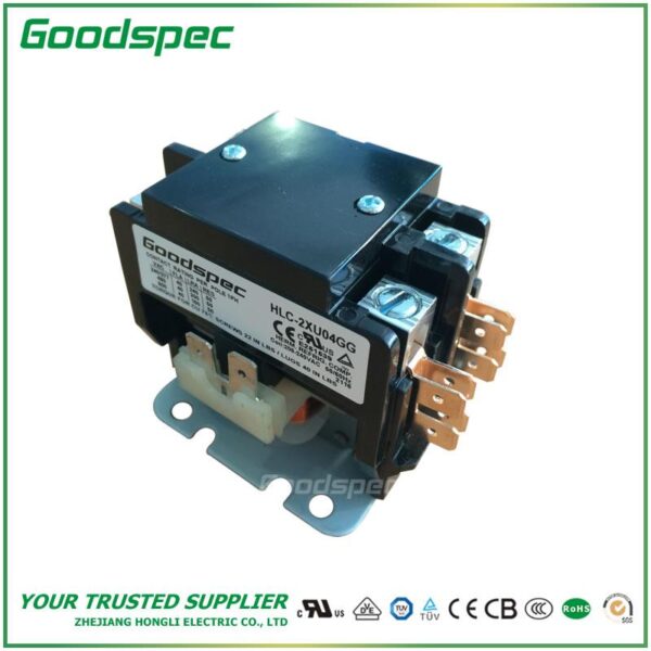 products-HLC-2XU04GG.jpg HLC-2XU04GG(2P/40A/208-240VAC) Definite Purpose Contactor