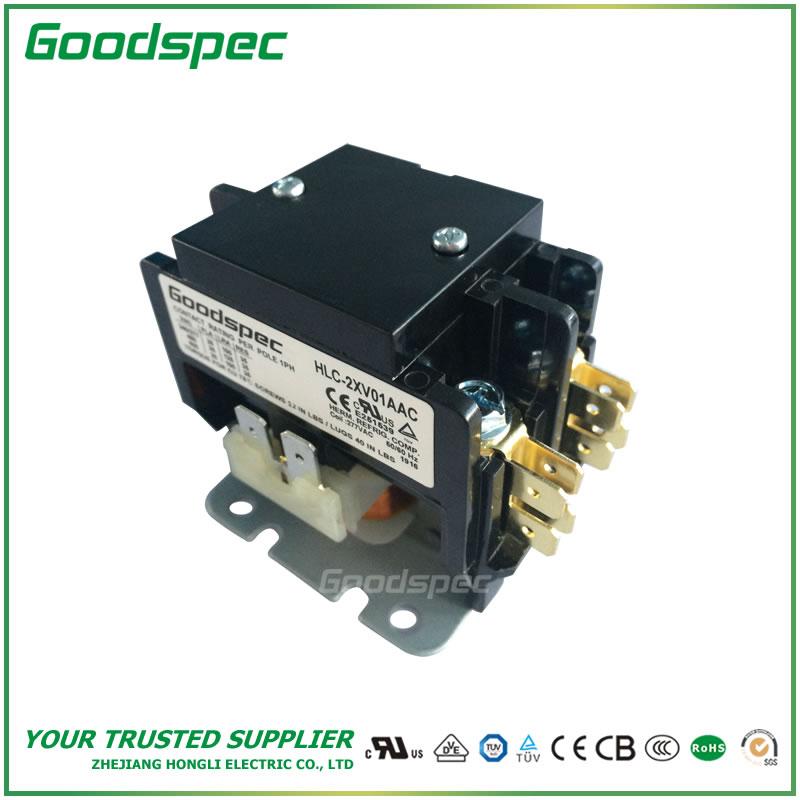 products-HLC-2XV01AAC.jpg HLC-2XV01AAC(2P/25A/277VAC) Definite Purpose Contactor