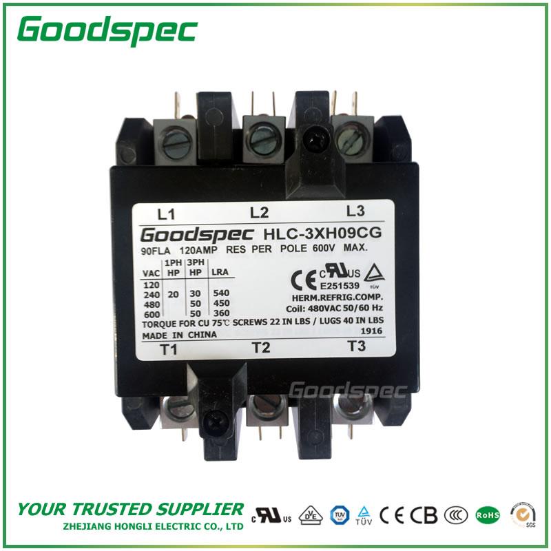 products-HLC-3XH09CG-001.jpg HLC-3XH09CG(3P/90A/480VAC)DEFINITE PURPOSE CONTACTOR