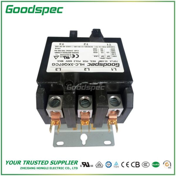 productos-HLC-3XQ07CG-004.jpg HLC-3XQ07CG(3P/75A/24VAC)DEFINITE PURPOSE CONTACTOR