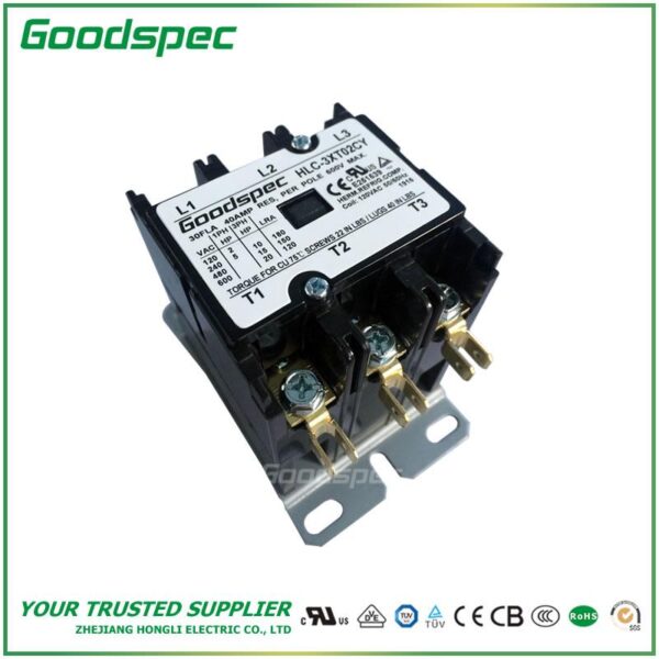 GC-3XT02CY(3P/30A/120VAC)DEFINITE PURPOSE CONTACTOR