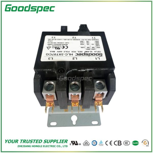 products-HLC-3XT07CG-004.jpg HLC-3XT07CG(3P/75A/120VAC)DEFINITE PURPOSE CONTACTOR