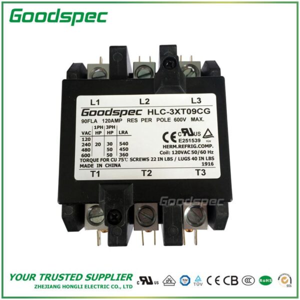 products-HLC-3XT09CG-001.jpg HLC-3XT09CG(3P/90A/120VAC)DEFINITE PURPOSE CONTACTOR