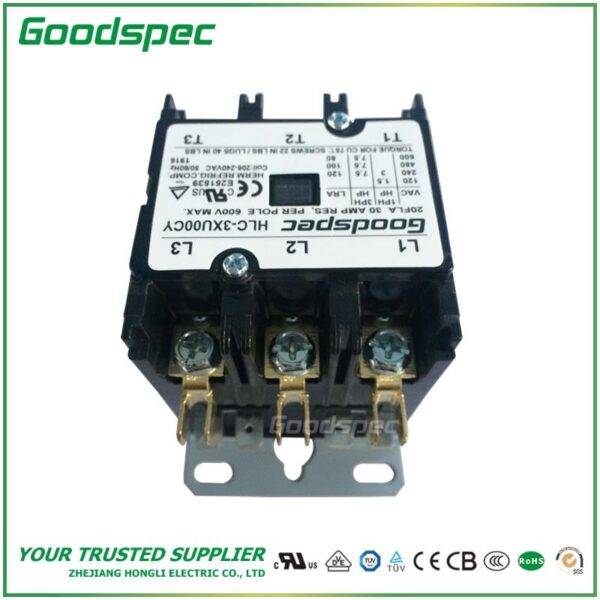 HLC-3XU00CY(3P/20A/208-240VAC)DEFINITE PURPOSE CONTACTOR