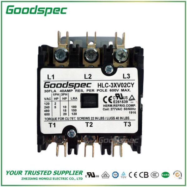 productos-HLC-3XV02CY-001.jpg HLC-3XV02CY(3P/30A/277VAC)DEFINITE PURPOSE CONTACTOR