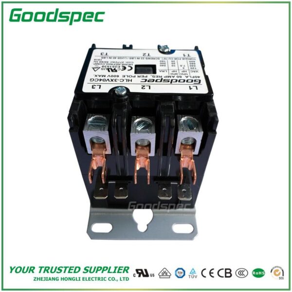 HLC-3XV04CG(3P/40A/277VAC) DEFINITE PURPOSE CONTACTOR