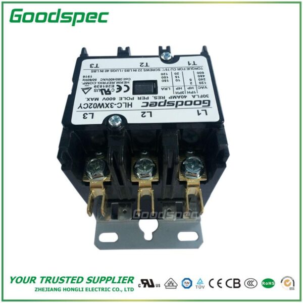 products-HLC-3XW02CY-005.jpg HLC-3XW02CY(3P/30A/380-400VAC) Definite Purpose Contactor