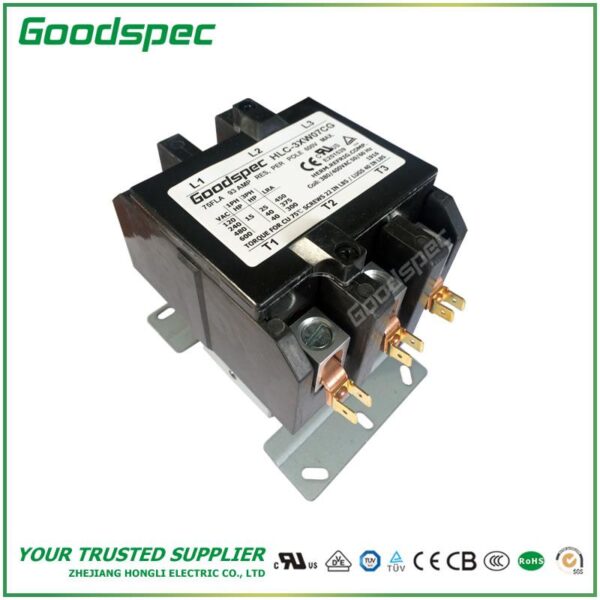 products-HLC-3XW07CG.jpg HLC-3XW07CG(3P/75A/380-400VAC)DEFINITE PURPOSE CONTACTOR