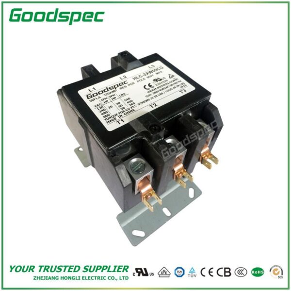 products-HLC-3XW09CG.jpg HLC-3XW09CG(3P/90A/380-400VAC)DEFINITE PURPOSE CONTACTOR
