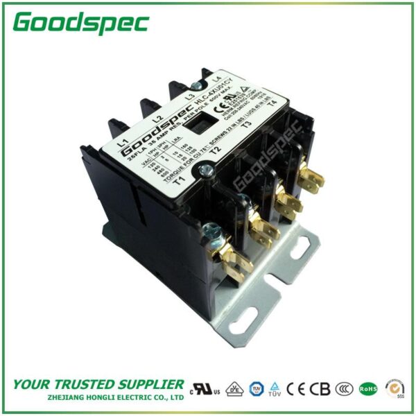 HLC-4XU01CY(4P/25A/208-240V) DEFINITE PURPOSE CONTACTOR