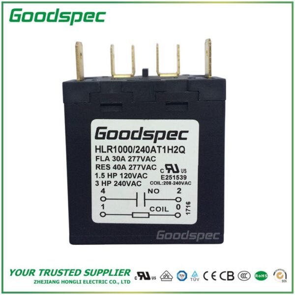 products-HLR1000240AT1H2Q.jpg HLR1000-048DT1H2Q(SPNO/40A/208-240VAC) HIGH POWER RELAY
