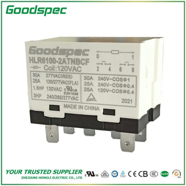 products-HLR6100-2ATNBCF-120V-1.jpg HLR6100-2ATNBCF-VAC120 High Power Relay