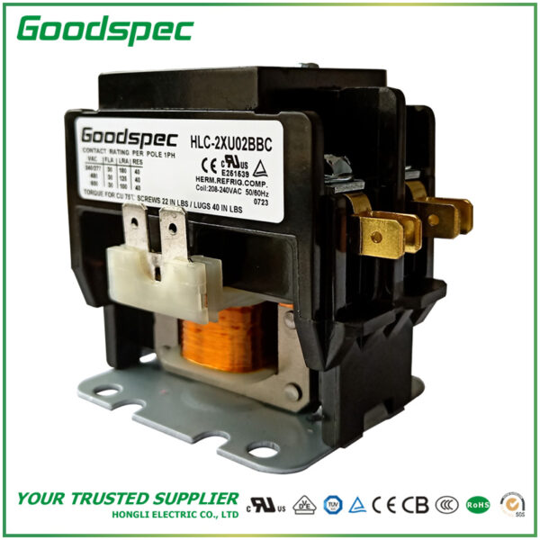 HLC-2XU02BBC-01 HLC-2XU02BBC(2P/30A/208-240VAC) Definite Purpose Contactor