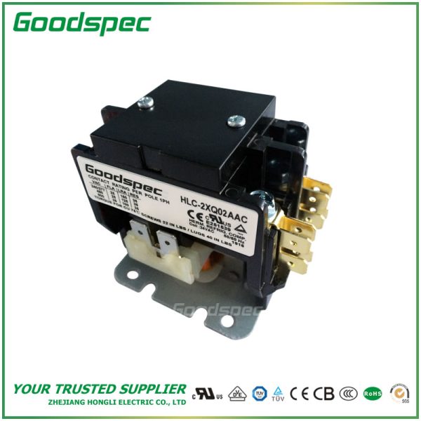 HLC-2XQ02AAC(2P/30A/24VAC) Definite Purpose Contactor