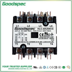 HLC-4XU04CG(4P/40A/208-240V) DEFINITE PURPOSE CONTACTOR